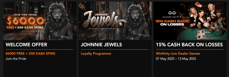 Welcome offer, loyalty program, and cashback promotions